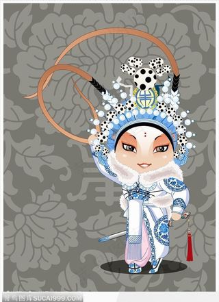 【花箭衣】挡马之杨八姐高清图片