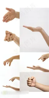 各种手势素材