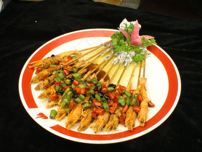 粤菜3254蛀椒鲜虾串