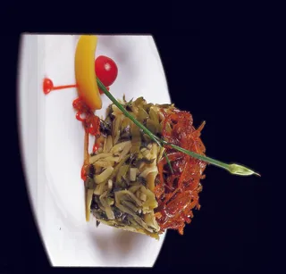 1009LC-0117丁香鱼拌梅菜笋丝