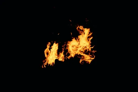 火焰火的燃烧瞬间火的自然状态 火焰火的燃烧瞬间火的自然状态