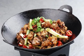 干锅美食焖锅湘菜麻辣香辣纸锅干锅外婆鸡