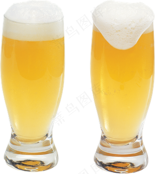 免抠实物啤酒摄影图透明图层