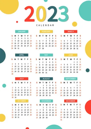 彩色兔年2023年背景