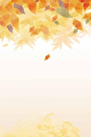 秋天清新营销背景