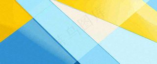 黄蓝矩形背景