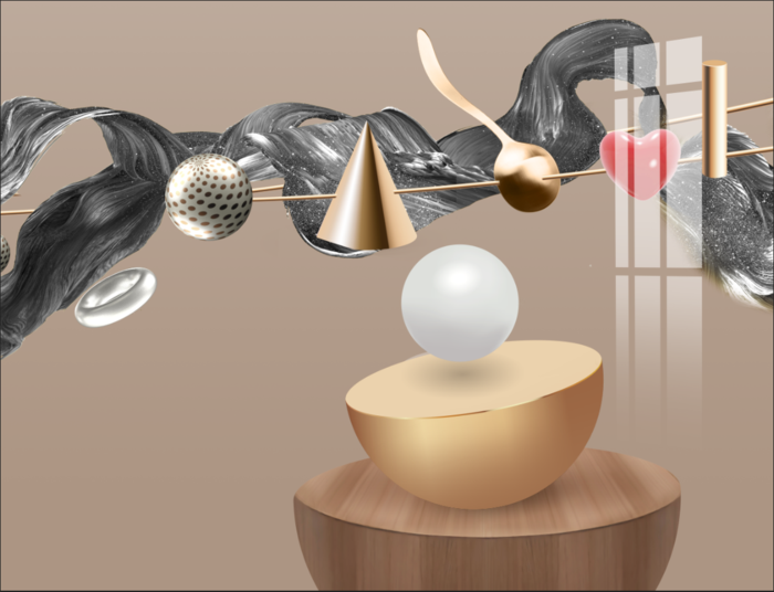 抽象轻奢风装饰画