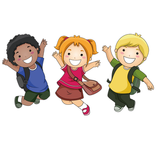 跳起来 卡通 人物