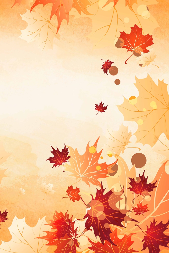 秋天展板背景