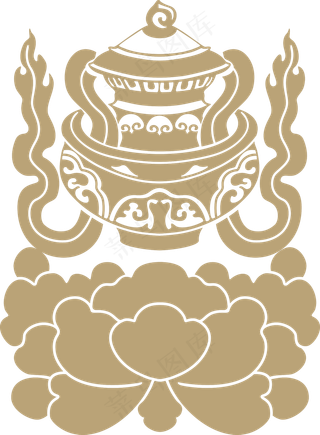 中国风传统吉祥寓意图案古代喜庆祥瑞纹样纹饰PNG免抠