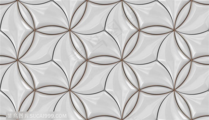 白色花纹几何背景墙装饰装修图案背景图片