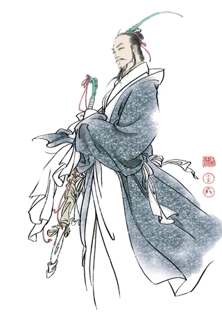 古风国画人物画像