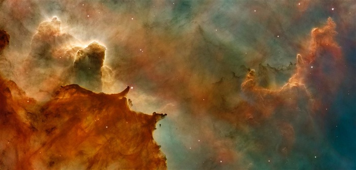 宇宙中的星云摄影图