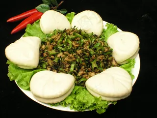 0488榄菜肉沫四季豆sf