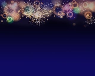 深色底烟花背景