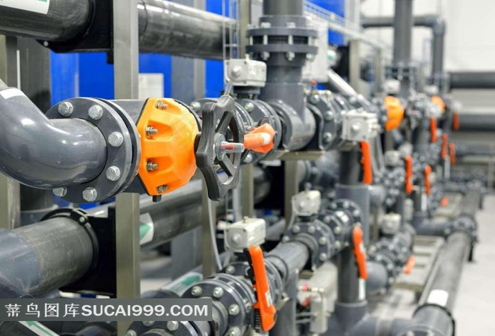 工业系列 - 紧密连接的工业管道