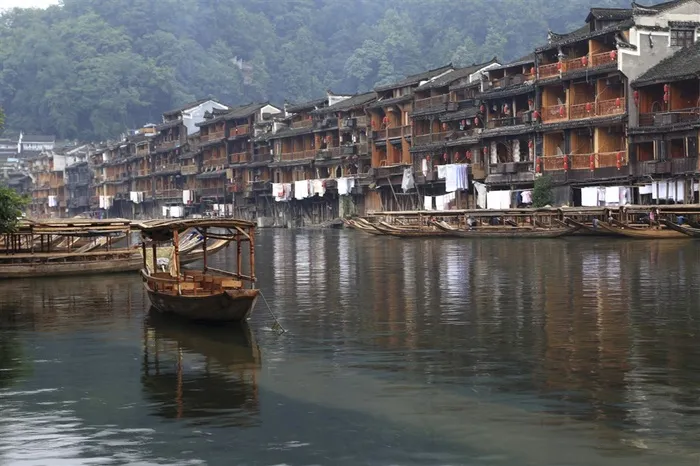 四川沱江风景摄影