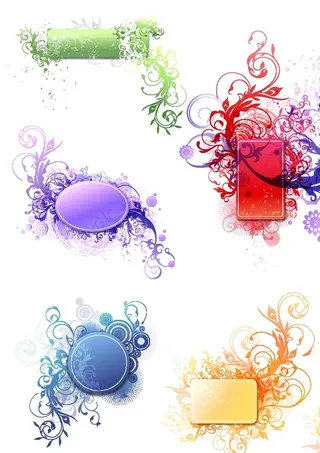 简约风名片海报边框图框素材AI矢量图 (55)