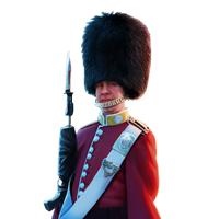 英国伦敦士兵 PNG免抠(200x200)