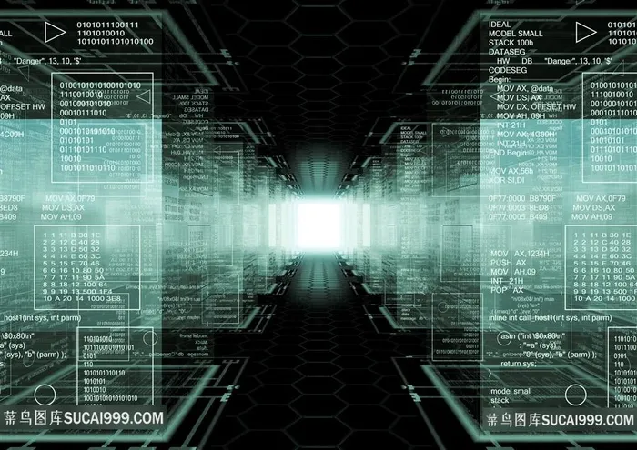 炫酷数字科技背景高清图片