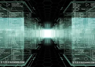炫酷数字科技背景高清图片