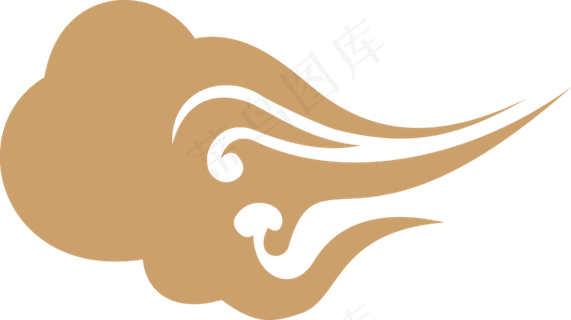 中式传统祥云中国风古典水纹吉祥图案免抠