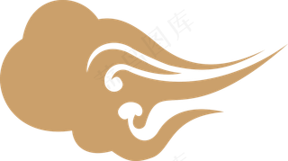 中式传统祥云中国风古典水纹吉祥图案免抠