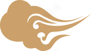 中式传统祥云中国风古典水纹吉祥图案免抠