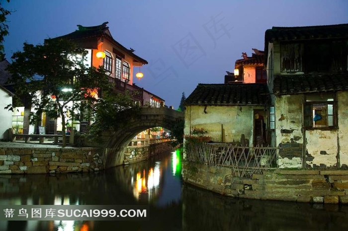 江苏昆山周庄夜景壁纸