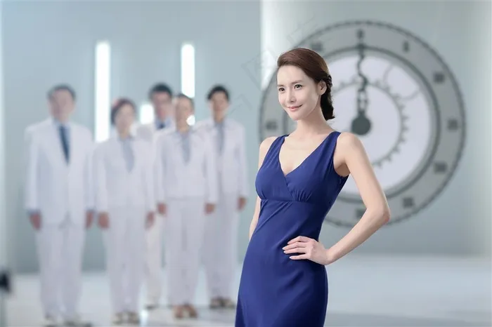 高贵名媛美女图片素材