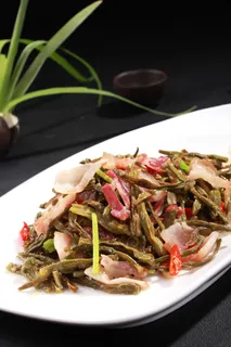 干豆角炒腊肉 (2)