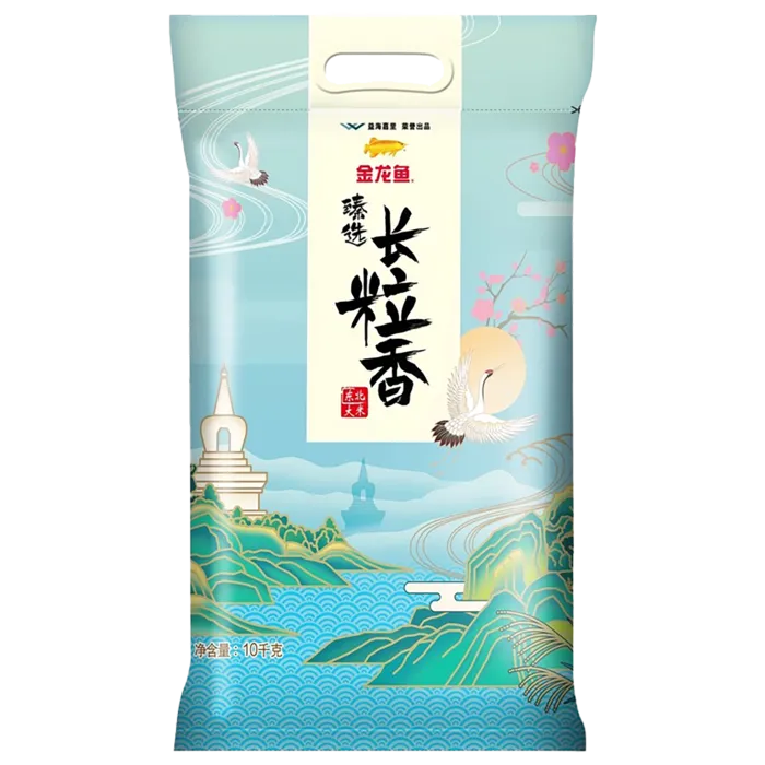 金龙鱼臻选长粒香10千克超市商品白底图免抠实物摄影png格式图片透明底