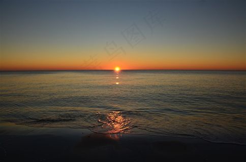 日出日落云海美图素材