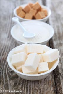 精美的砂糖糖块