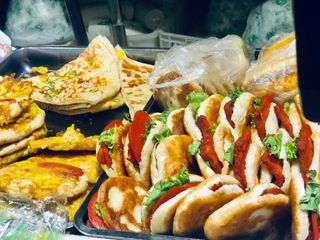 肉夹馍酱香饼菜鸟图库