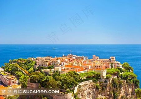 欧洲海边小岛风光摄影图片