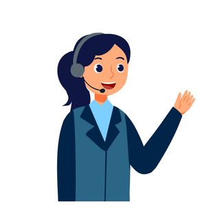 客服人物服务图标素材