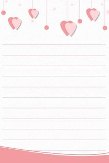 简约信纸模板设计