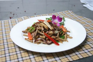 23  山菌鸭丝-华丰宾馆