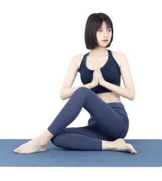 瑜伽人物免扣png