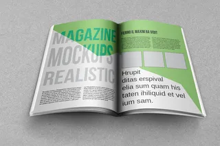 画册智能贴图书籍封面样机