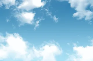 蓝天白云干净背景