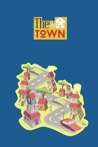 街道建筑矢量扁平插画