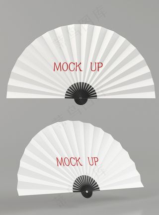 扇子折扇psd素材