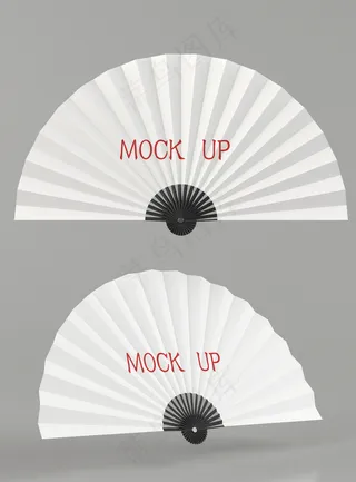 扇子折扇psd素材