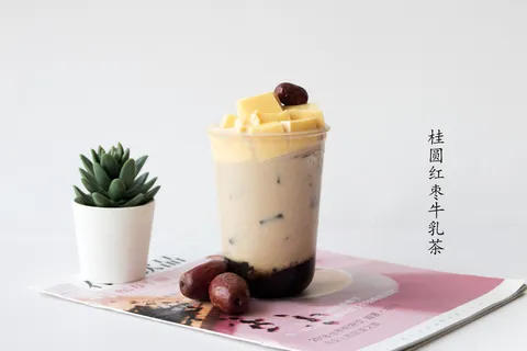 桂圆红枣牛乳茶1
