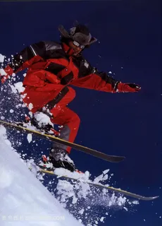 滑雪运动摄影