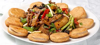 38 巧做饼夹肉 范阳饺子海鲜城