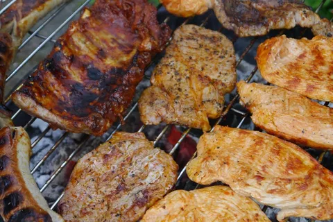 美味烤肉片图片 美味烤肉片图片