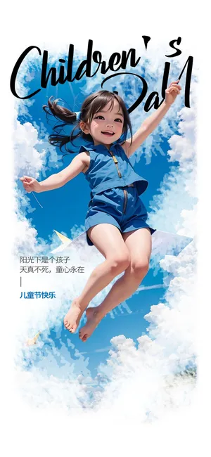 创意六一儿童节海报